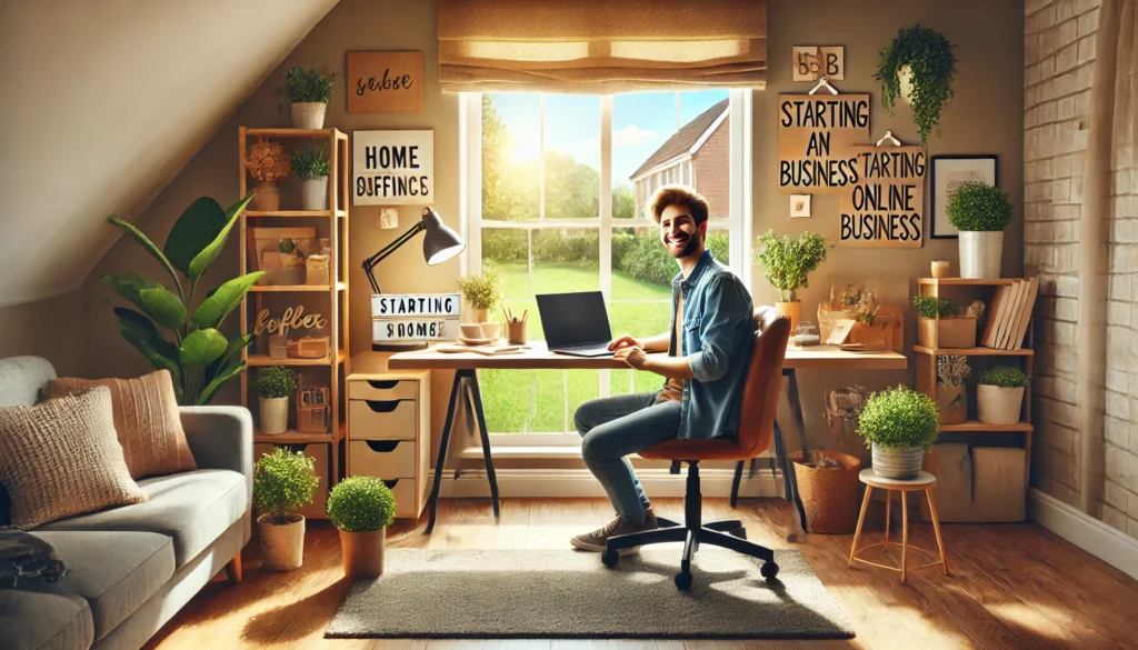 Starting an online business from home